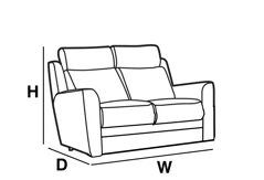 2 SEATER SOFA