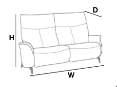 2.5 SEATER POWER RECLINER