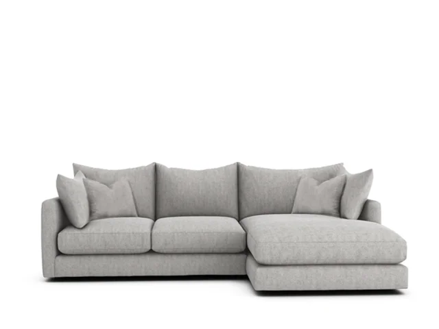 SMALL RHF CHAISE SOFA (2 LARGE SCATTERS)