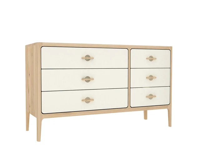 WIDE CHEST OF DRAWERS (3+3)