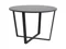 CIRCULAR DINING TABLE MELAMINE BLACK