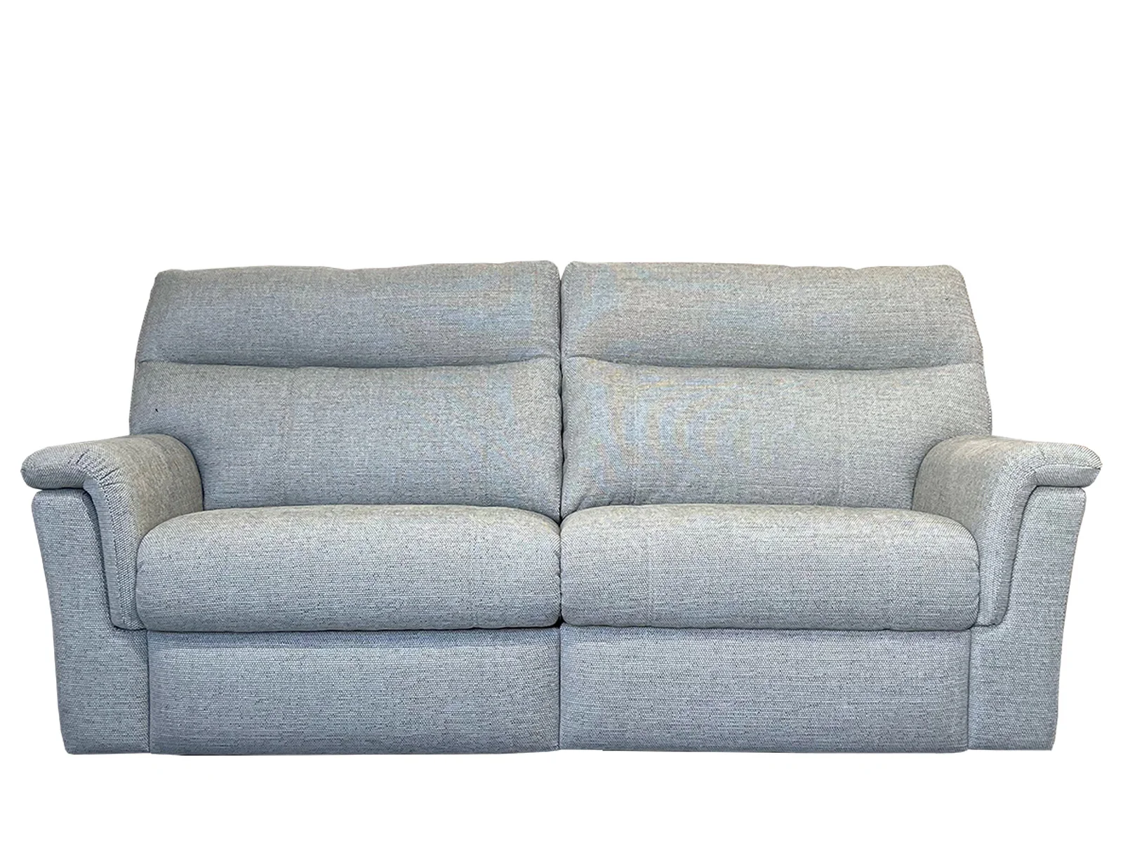 Large Power Recliner Sofa With Adjustable Headrest And Lumbar Support