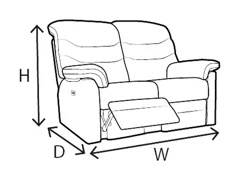 2 STR ELEC LHF WITH HEADREST AND LUMBAR WITH USB