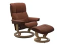 MEDIUM RECLINER CHAIR & STOOL CLASSIC BASE